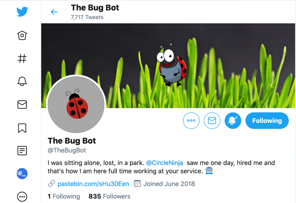 The Bug Bot collects bug bounty resources into a single feed
